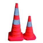 Dealer 36 Inch 900mm Reflective Collapsible Red Traffic Road Cones