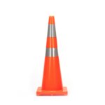 Wholesaler 900mm Flowing Orange Reflective Tall Traffic Cones 36 Inch