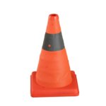 Wholesaler 12 Inch 300mm Reflective Foldable Safety Orange Cones