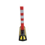 36 Inch 900mm Rubber Base Road Lane Separato with Refector Orange Signal Post