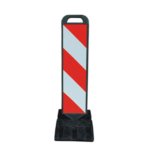 48 Inch 1200mm Assemble Weighted Rubber Base Reflective Premier Vertical Panel Barricades on Road