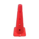 Economical 14 Inch 350mm PP Sports Training Red Marker Cones with Holes